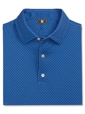 FootJoy FJ Blue Dot Geo Lisle Golf Polo XL